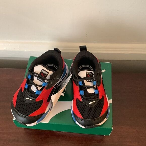 Puma RS-fast  easy on leather baby  running sneaker size 4c new - Picture 11 of 13
